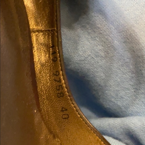 PACO GIL brown leather maryjane wedge pumps - Picture 7 of 9